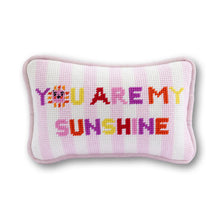 Load image into Gallery viewer, You Are My Sunshine Mini Needlepoint Pillow