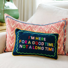 Load image into Gallery viewer, Good Time Needlepoint Pillow