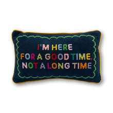 Load image into Gallery viewer, Good Time Needlepoint Pillow