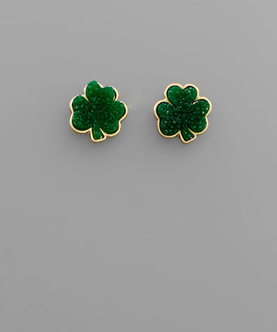 Shamrock Stud Earrings