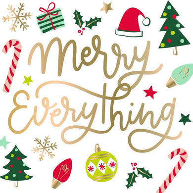 Merry Everything Paper Cocktail Napkins