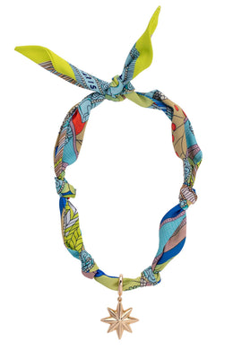Nova North Star Scarf Necklace