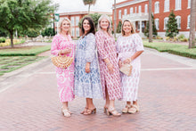 Load image into Gallery viewer, Purple Blooms Caftan Dress 