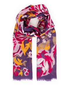 Autumn Roses Print Scarf