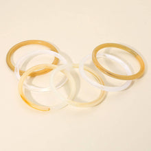 Load image into Gallery viewer, 6PCS - Stackable Resin Bangle Multi Layered Bracelets
