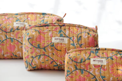 Henna Vines Cosmetic Bag