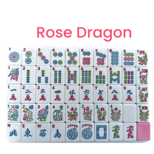 Load image into Gallery viewer, Mahjong Studios – Rose Dragon American Mahjong Bundle Tile Set (166 Tiles) Green