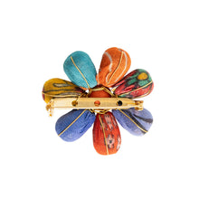Load image into Gallery viewer, Kantha Posy Pin