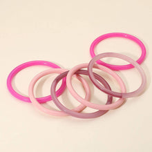 Load image into Gallery viewer, 6PCS - Stackable Resin Bangle Multi Layered Bracelets