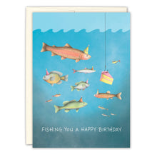 Load image into Gallery viewer, Fishing Birthday Card
