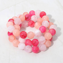 Load image into Gallery viewer, 3PCS - Marbled Resin Ball Beaded Stretch Multi Layered Bracelets