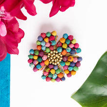 Load image into Gallery viewer, Kantha Floral Mosaic Pin