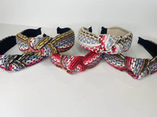 Load image into Gallery viewer, Colorful Black Knot Headband