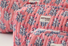 Load image into Gallery viewer, Melon Sorbet Quilted Cosmetic Bag