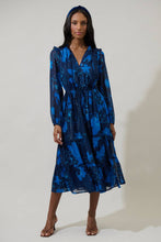 Load image into Gallery viewer, Bluford Floral Kristen Tiered Midi Dress