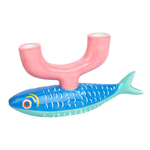 Load image into Gallery viewer, Fish Ceramic Candle Holder