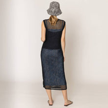 Load image into Gallery viewer, Chest Blocked Crochet Long Dress