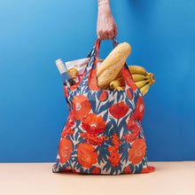 Load image into Gallery viewer, ICELANDIC POPPIES blu Bag Reusable Shopper Tote
