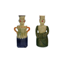 Load image into Gallery viewer, Stoneware Woman Shaped Taper Holder, 2 Styles