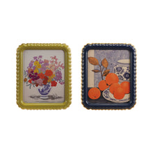 Load image into Gallery viewer, Scalloped Photo Frame w/ Gold Finish Edge, 2 Colors (Holds 8" x 10" Photo) (Hangs or Sits)