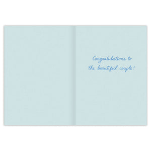 Champagne Tower Happy Wedding Card