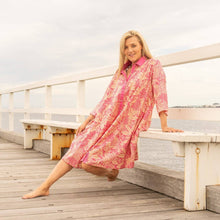 Load image into Gallery viewer, Tropical Paradise Collared Dress