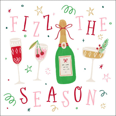 Fizz The Season Paper Cocktail Napkins
