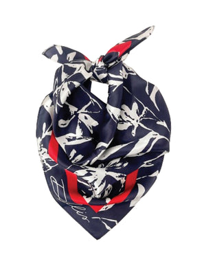 Navy + Red Gameday Scarf