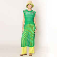 Load image into Gallery viewer, Chest Blocked Crochet Long Dress