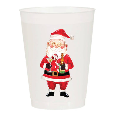 Boozy Santa Frosted Cups