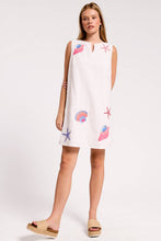 Load image into Gallery viewer, Shell Embroidered Mini Dress
