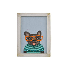 Load image into Gallery viewer, Dog with Glasses Wall Art