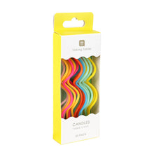 Load image into Gallery viewer, Rainbow Twisted Birthday Candles