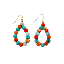 Load image into Gallery viewer, Kantha Capri Teardrop Earrings