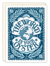 Load image into Gallery viewer, World Is Your Oyster Graduation Card