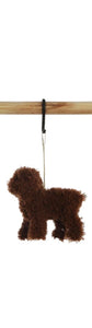 Wool Felt Poodle Ornament