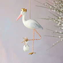Load image into Gallery viewer, Royal Stork Ornament