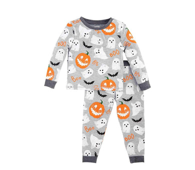 Gray Glow in the Dark Halloween Pajamas