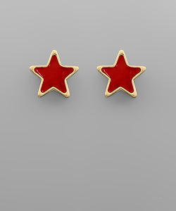 Epoxy Star Studs