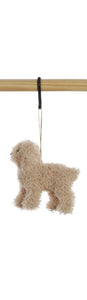 Wool Felt Poodle Ornament