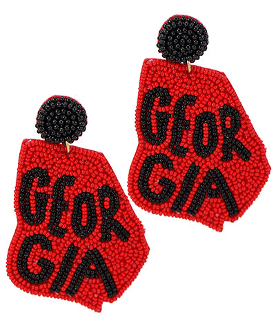 Georgia Map Earrings