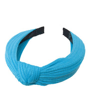 Load image into Gallery viewer, Knotted Rib Knit Headband