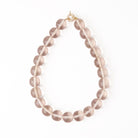 Iris large resin bead necklace clear