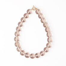Load image into Gallery viewer, Iris large resin bead necklace clear