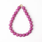 Iris large resin bead necklace purple