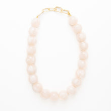 Load image into Gallery viewer, Iris large resin bead necklace milky white