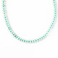 Load image into Gallery viewer, Vivianne amazonite with green onyx necklace 18\"