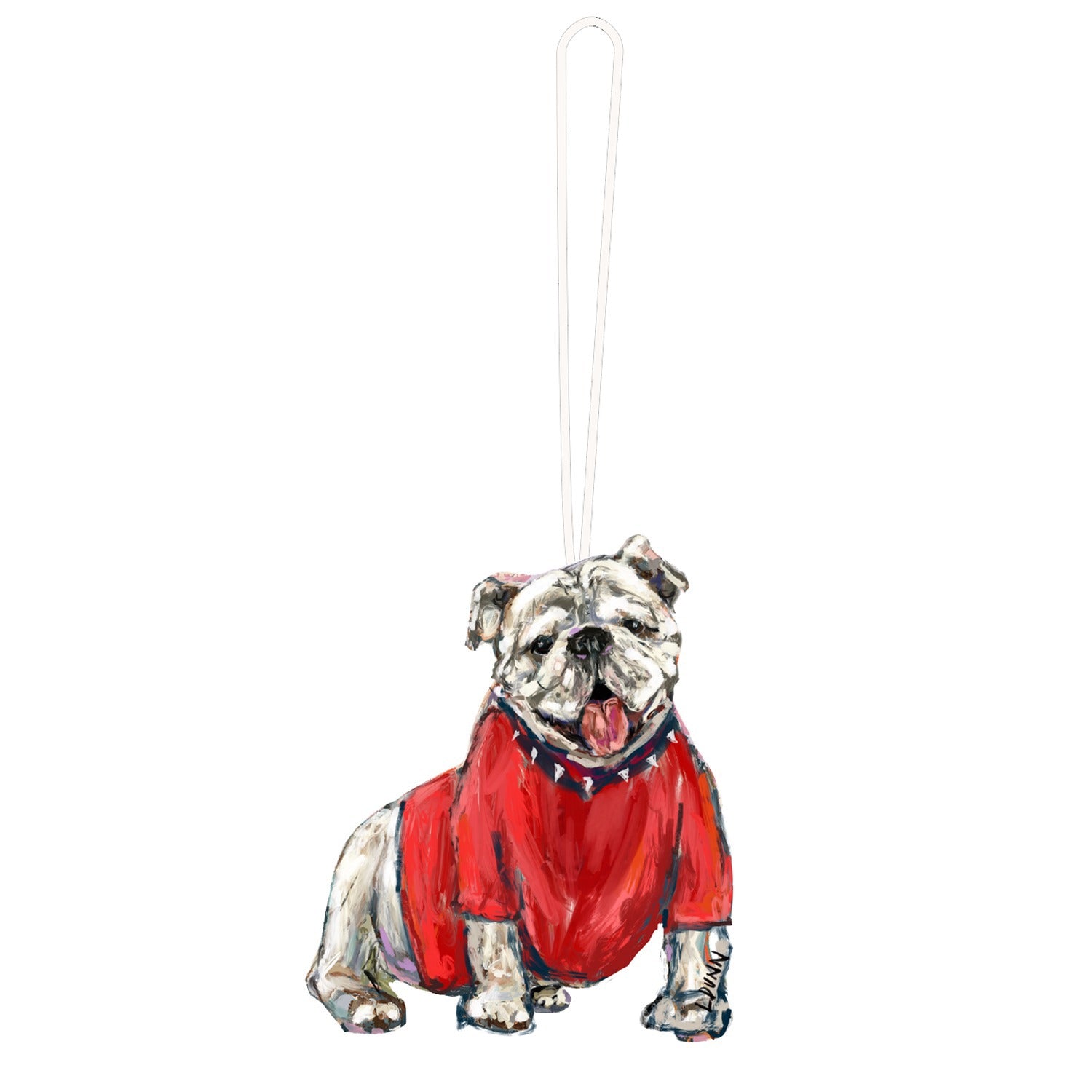 Game Day Bulldog Ornament