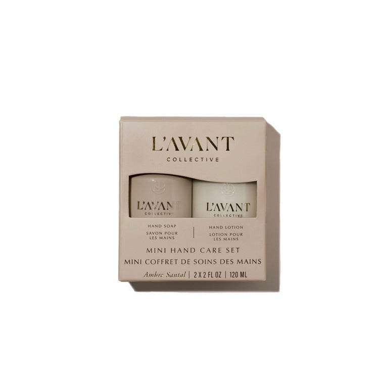 Mini Hand Care Set, Hand Soap + Hand Lotion Ambre