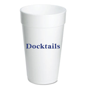 Docktails Foam Cups